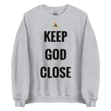 Keep God Close Prayer Hands Crewneck