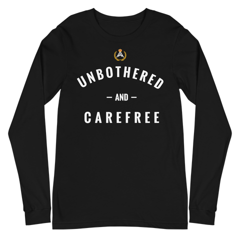 Unbothered and Carefree Long Sleeve Tee