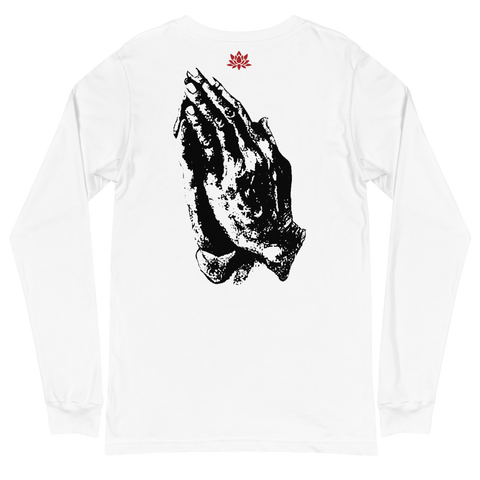 Keep God Close Prayer Hands Long Sleeve Tee