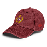 Classic Logo Vintage Cotton Twill Dad Hat - Maroon