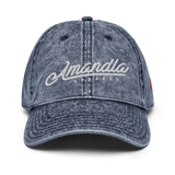 AA Essential Vintage Cotton Twill Dad Hat - Navy