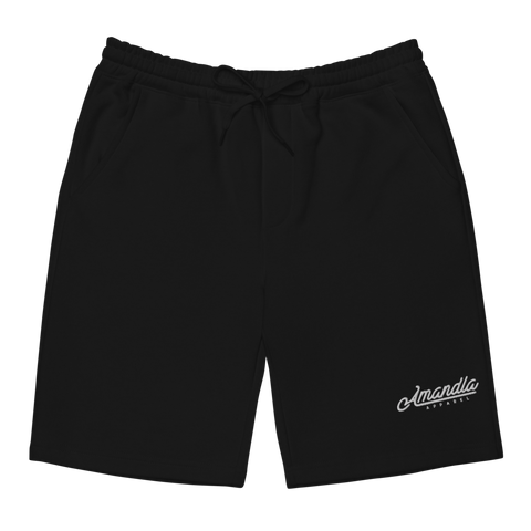 AA Essential Men's Fleece Shorts - Black