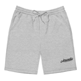 AA Essential Men's Fleece Shorts - Heather Grey