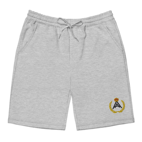 Classic Logo Men's Fleece Shorts - Heather Grey