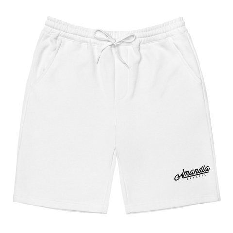 AA Essential Men's Fleece Shorts - White