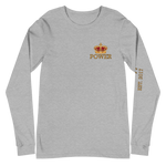POWER STATEMENT Long Sleeve Tee - Athletic Heather