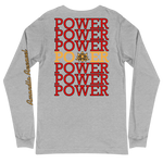 POWER STATEMENT Long Sleeve Tee - Athletic Heather