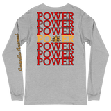POWER STATEMENT Long Sleeve Tee - Athletic Heather