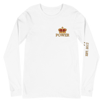 POWER STATEMENT Long Sleeve Tee - White