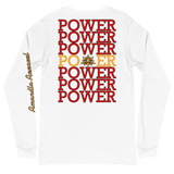 POWER STATEMENT Long Sleeve Tee - White