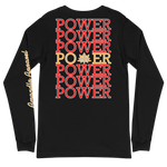 POWER STATEMENT Long Sleeve Tee - Black