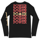 POWER STATEMENT Long Sleeve Tee - Black