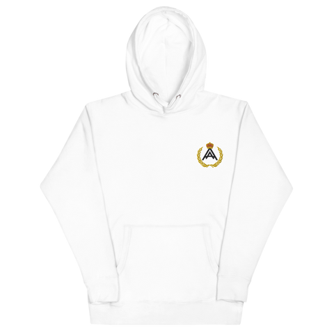 Classic Logo Icon Hoodie - White